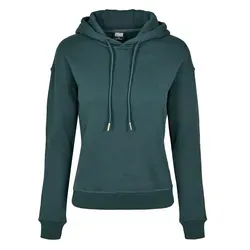 Urban Classics Damen Kapuzenpullover Ladies Hoody, Bottlegreen, 3XL - Kapuzenpullover für Damen, einfarbig und mit verstellbarer Kapuze, aus weichem Baumwoll-Polyester Mix – perfekt für lässige Looks und höchsten Tragekomfort.