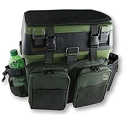 Behr Trendex Superbox Anglerbox - Gerätekasten mit Sitzkiepe - Ködereimer für Friedfischangeln, ausgestattet mit eingebautem Sitz und abnehmbarer Zubehör-Box. Ideal für Angler, die Komfort und Funktionalität schätzen!