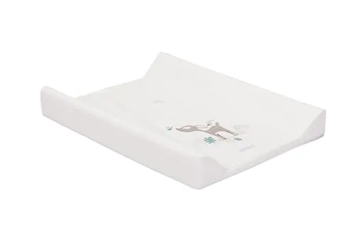 Fillikid Wickelauflage 2-Keil Exclusiv/Wickelmulde 50x65 cm/Wickelunterlage mit abwaschbarer Folienbezug/geeignet für schwedische Kommoden/weiche Thermovliesfüllung/Auflage Wickeltisch