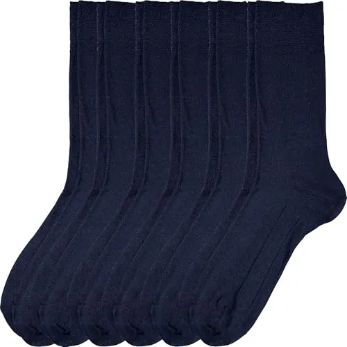 Erwin Müller Unisex-Socken 6 Paar marine Größe 35-38