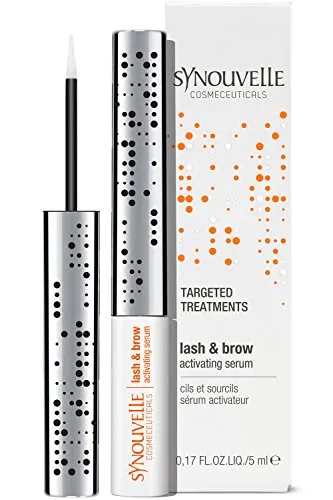 Synouvelle Cosmetics Lash & Brow Activating Serum 5 ml - Wimpernserum für intensives Wimpern- und Augenbrauenwachstum, unterstützt die natürliche Haarentwicklung für vollere und dichtere Wimpern.