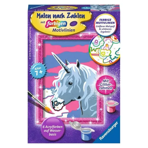 Ravensburger 29609 Malen nach Zahlen Einhorn