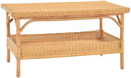 Rattan-Tisch Beistelltisch Rechteckig von Krines Home