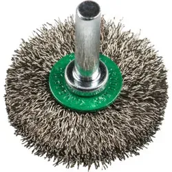 Klingspor BRS 600 W Schaftrundbürste - Drahtbürsten, ideal zum Entrosten und Reinigen von Oberflächen, 10 Stück für vielseitige Anwendungen