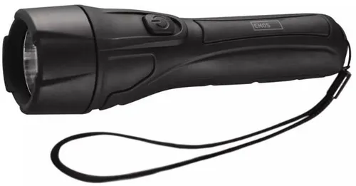 EMOS 1440004904 LED Taschenlampe, 55 lm, 2× AA, schwarz