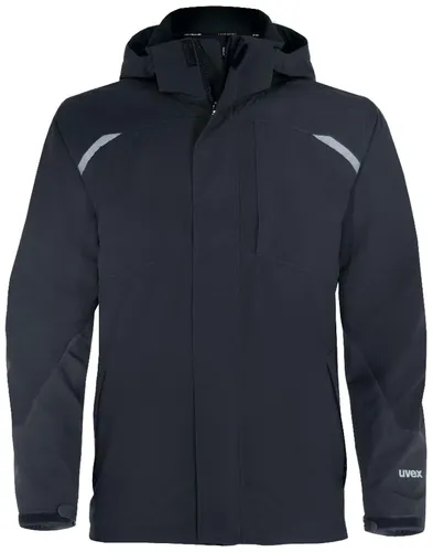 Wetterjacke suXXeed craft schwarz, graphit - Größe L - Arbeits- & Schutzkleidung mit optimaler Passform und sportlichem Design. Kombinierbar mit Fleecejacke für vielseitigen Einsatz, schützt zuverlässig vor Wind und Regen.