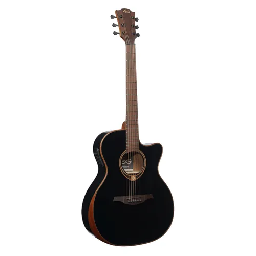 LAG Guitars T118ABCE-BLK Akustikgitarre Folk Gitarre