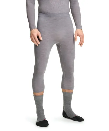 FALKE Herren Baselayer-Hose Wool-Tech Light 3/4 - Funktionale Langlauf Unterwäsche für Männer, aus atmungsaktivem Wolle-Blend, sorgt für optimale Temperaturregulierung und hohen Tragekomfort bei allen Wetterbedingungen.