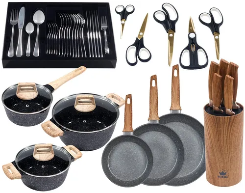 KING Topf-Set Essential 21, Aluminiumguss