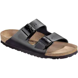 Birkenstock Arizona Leder - Wanderschuhe, schwarz, Gr. 37, bequem und ideal für schmale Füße