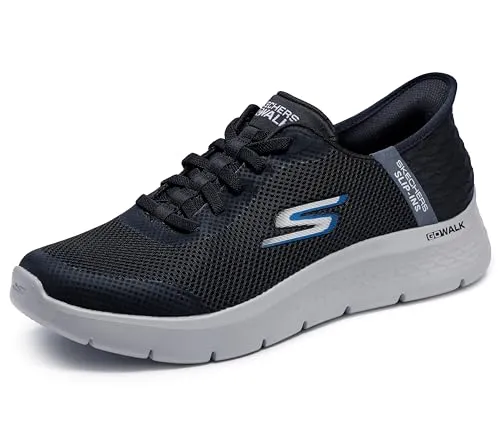 Skechers Herren Sneakers schwarz/grau, Größe 44 EU - Herren-Sneaker mit bequemem Tragegefühl und sportlichem Design, ideal für den Alltag und Freizeitaktivitäten