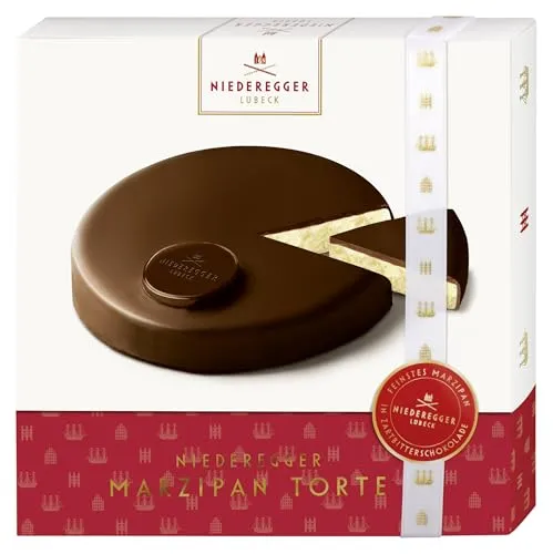 Niederegger saftige Marzipan Torte Zartbitter Schokolade 185g