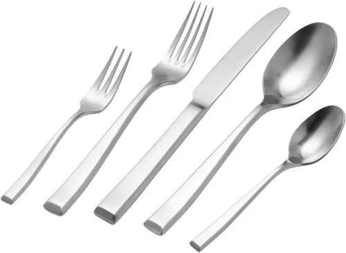 Hanseatic Besteck-Set PREMIUM (30-tlg), 6 Personen, Edelstahl 18/10, verstärktes Material und trapezförmiges Design am Griffende