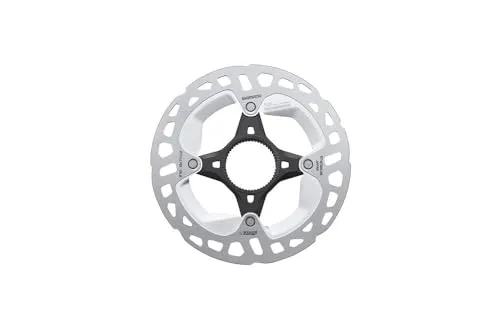 SHIMANO RT-MT800 Bremsscheibe Center-Lock 140mm - Bremsscheibe in Silber/Schwarz, optimale Bremsleistung und hohe Haltbarkeit für sicheres Fahren auf jedem Terrain.