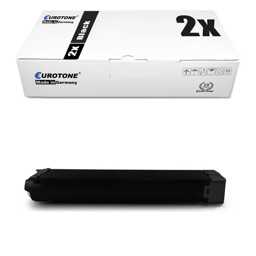 2x Toner f�r Sharp MX-C 310 311 312 380 381 400 401 402 P SC, MXC-38 GTB BLACK