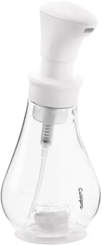 Cuisipro Seifenspender, Spülmittelspender, Glas in Birnenform