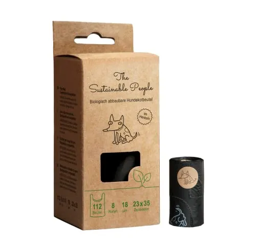 TSP Bio-abbaubare Hundekotbeutel mit Henkeln von The Sustainable People