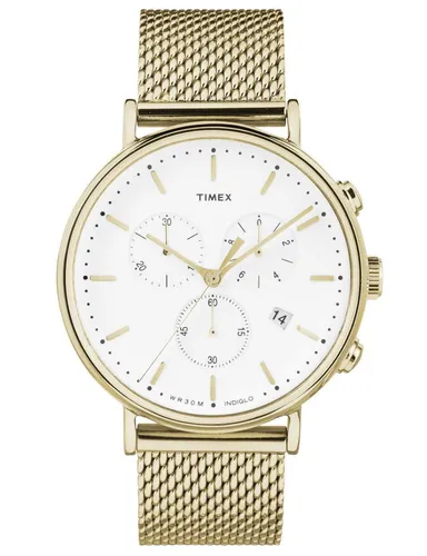 Timex Chronograph Quarz Uhr für Erwachsene - Edelstahlarmband - Armbanduhr für Unisex Erwachsene mit präzisem Quarzwerk und elegantem Edelstahlarmband, ideal für jeden Anlass.