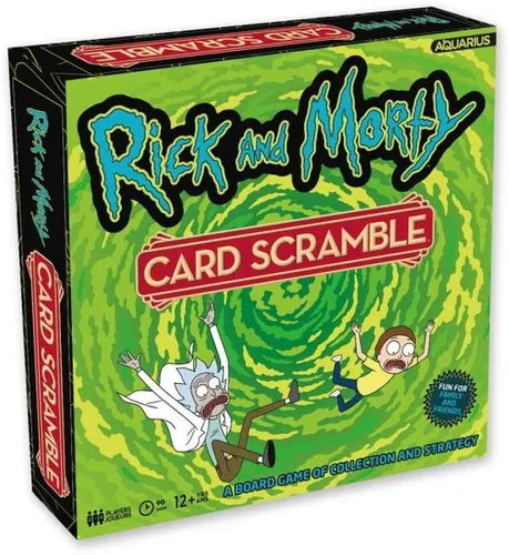 Rick and Morty Brettspiel Card Scramble