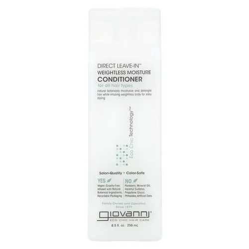 Produktbild Giovanni, feuchtigkeitsspendend Leave-in-Conditioner, für alle Haartypen, 250 ml