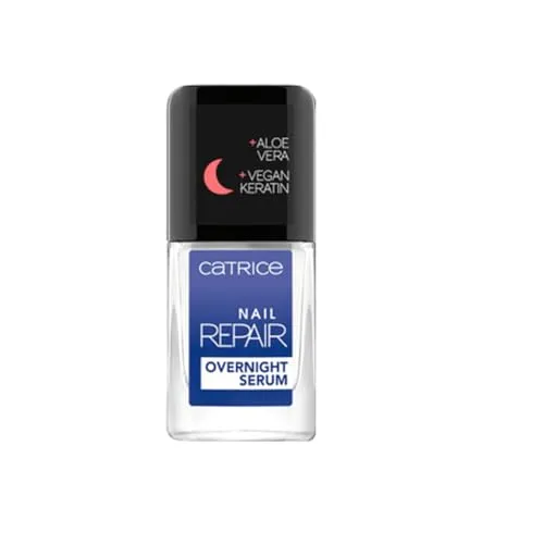 Catrice Nail Repair Overnight Serum, Nail Care, Nagelpflege, transparent, pflegend, schützend, reparierend, glättend, mit Ölen, ohne Aceton, vegan, Mikroplastik Partikel frei (10,5ml)