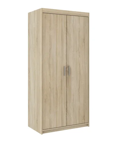 AX LIVING Kleiderschrank Eiche Sonoma Storicos 2T