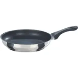 GSW Bratpfanne Century, Edelstahl 18/8 – Induktionsgeeignet - Pfanne aus hochwertigem Edelstahl 18/8 mit Teflon® Select Antihaft-Versiegelung, ideal für alle Herdarten, inklusive Induktion. Optimaler Wärmeleitfähigkeit durch starken Relief-Thermoboden und ergonomischer Designergriff.
