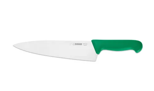 GIESSER Kochmesser Küchenmesser breit 8455, Rostfrei, 23 cm - Hochwertiges Küchenmesser mit ergonomischem Griff für sicheren Halt. Ideal für präzises Schneiden in jeder Küche. Pflegeleicht und spülmaschinengeeignet.