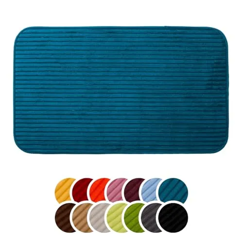 liebling Badteppich Potsdam in petrol von liebling