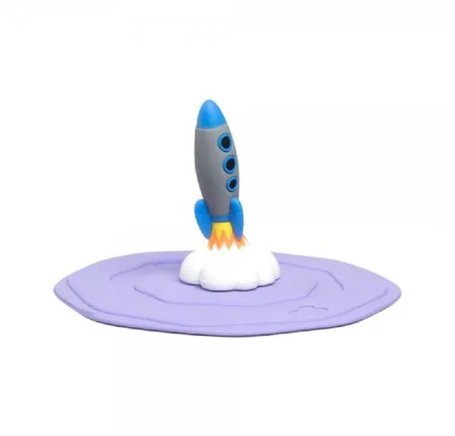 LEONARDO Kindergeschirr-Set Leonardo Deckel Für Trinkgläser Bambini Rakete