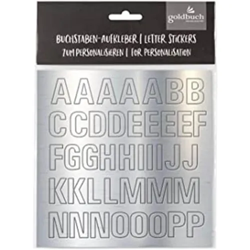 Goldbuch Silberklebebuchstaben