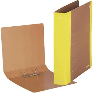 DONAU Ringbuch 3835001FSC-11 Life, A4, 2 Ringe, Ring-Ø 30mm, neongelb