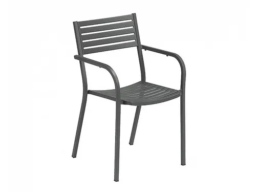 Stapelbarer Sessel aus Stahl in Antik-Emu-Optik von EMU