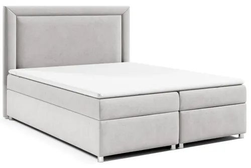 Best For Home Boxbett Trinity K-3, 160x200 cm in silber von Best For Home
