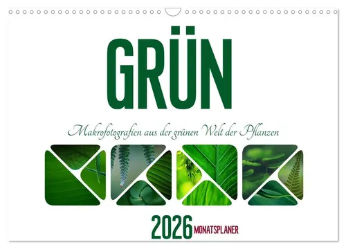 Kirsten d'Angelo - soulimages Kalender 2025 - Entdecken Sie die faszinierenden Grün Makrofotografien in diesem Kalender. 14 Seiten voller Inspiration und frischer Perspektiven für das Jahr 2025.