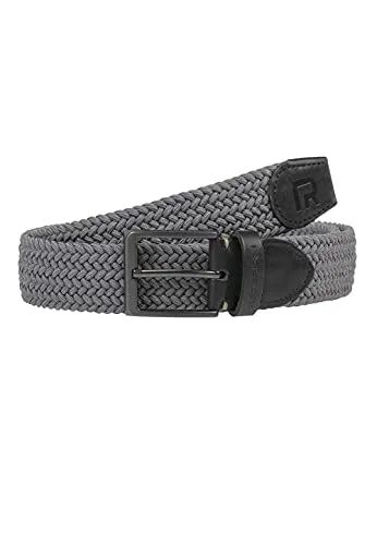 Redbridge Geflochtener Gürtel Elastisch Flexibel verstellbar Unisex Stretchgürtel Grau 110