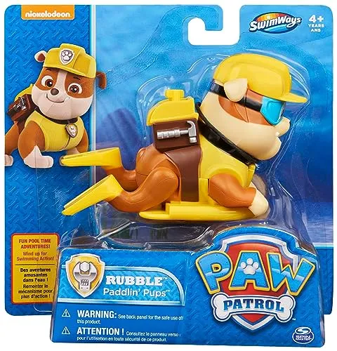 SwimWays PAW Patrol Paddlin' Pups - Aufziehbare Wasserspielzeuge - Tauchringe & Spielzeuge: Aufziehbare PAW Patrol Figuren für unvergesslichen Wasserspaß, keine Batterien erforderlich und ideal für Kinder ab 4 Jahren.