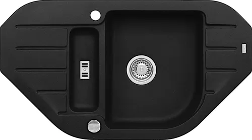 Alveus Niagara Granit-Spüle 900x500 mm in schwarz von Alveus