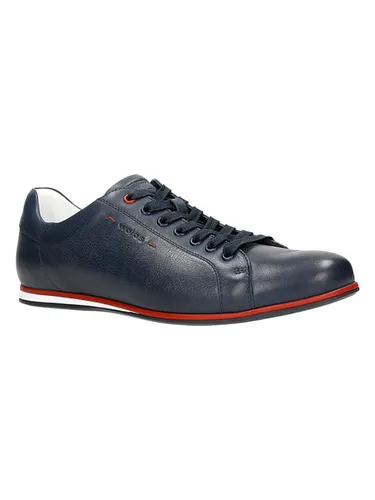 Wojas Leder-Sneakers in Dunkelblau, Größe 43, Blau, Herren