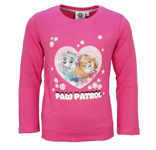 PAW PATROL Rundhalspullover Paw Patrol Skye Everest Kinder Pullover Pulli Wechselbild Gr. 98 bis 128