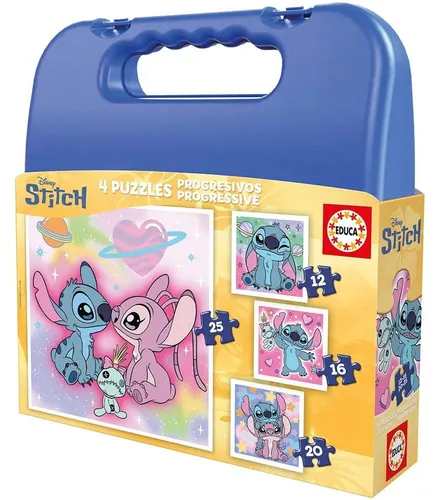 Educa Stitch My First Puzzle Blau Kinder Blau One Size von Educa