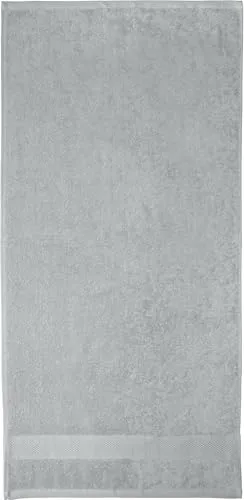 REDBEST Handtuch Chicago Silber Größe 50x100 cm in silber von REDBEST