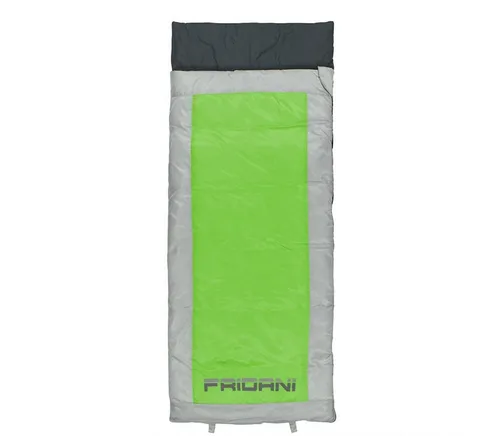 Fridani Kinderschlafsack QG 170 x 70cm - Wasserabweisend und Waschbar - Warmer Deckenschlafsack für Kinder bis 150 cm Körpergröße. Mit zweiwege Reißverschluss, Anti-Einklemmband und kompaktem Packmaß ideal für Camping und Outdoor-Aktivitäten.