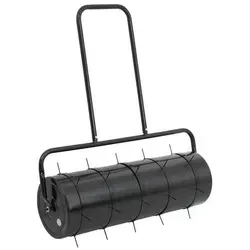vidaXL Rasenwalze mit Rasenlüfter 63 L - Kultivatoren & Pflüger, robuste Eisen-Rasenwalze mit 5 Stachelbändern für optimale Belüftung und einen gesunden Rasen