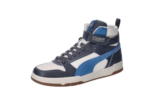 PUMA Unisex RBD Game Sneaker - Alpine Snow-Blue Horizon-Gum, 40.5 EU - Damen-Sneaker mit SOFTFOAM PLUS Einlegesohle für optimalen Komfort und Dämpfung, ideal für Alltag und Sport.