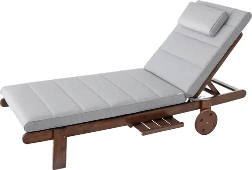 Liegenauflage „Alicante“ – 60×122×82 cm wasserabweisend, wendbar & bequem – mit Kopfkissen | PillowPrim