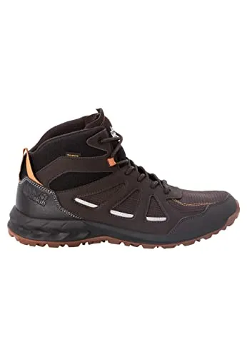 Jack Wolfskin Woodland 2 Texapore Mid M - Leichter Wanderschuh für Herren - Wanderschuhe mit wasserdichter TEXAPORE-Membran und hervorragender Dämpfung durch EVA-Zwischensohle. Ideal für unbeschwertes Gehen in der Natur.