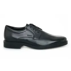 Geox Herren Brandolf B Schuhe, Schwarz, 42 EU - Herren-Schnürhalbschuhe mit atmungsaktiver Technologie, ideal für Komfort und Stil im Alltag.
