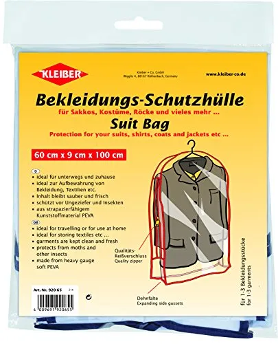Kleiber Bekleidungsschutzhülle für Reisen