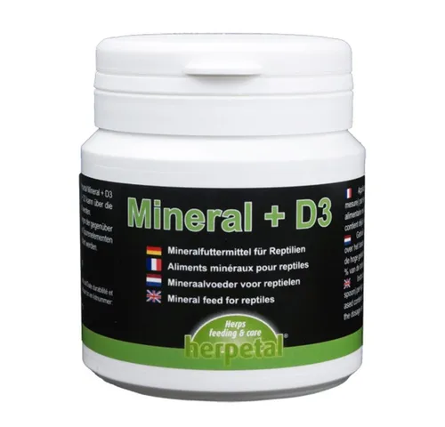 Herpetal Terrarium Herpetal, Mineral + Vitamin D3 (50 g) - siehe Videoanleitung